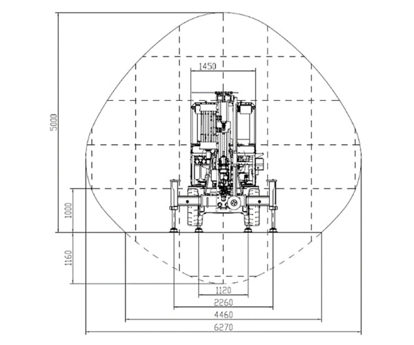 Jumbo hidráulico para perforación, HT72