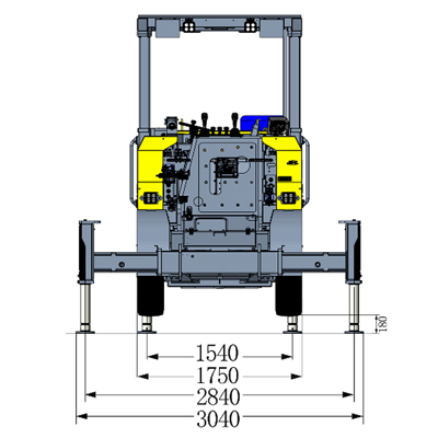 Jumbo Empernador Hidráulico, con Dos Brazos HT91/2