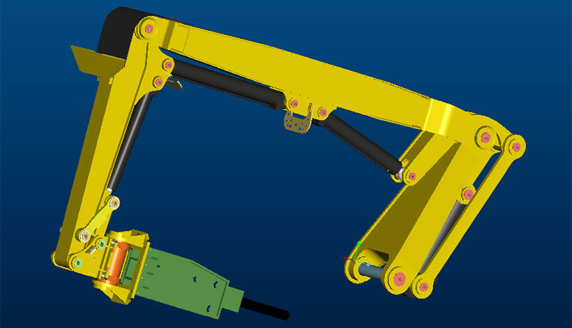 Jumbo hidráulico para extracción de rocas HT62